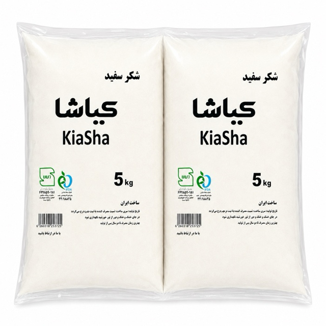 شکرسفید کیاشا 10 کیلوگرمی